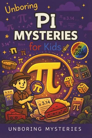 Unboring Pi Mysteries for Kids: Funny, Fascinating Guide to the Most Baffling Pi Mysteries, Number Secrets, and Mathematical Wonders image number 0