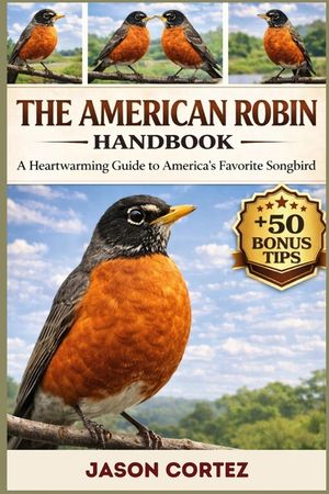 The American Robin Handbook: A Heartwarming Guide to America's Favorite Songbird image number 0