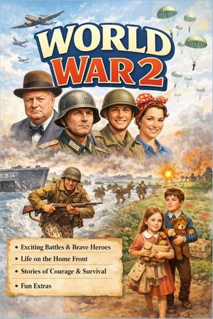 World War 2 for Kids: A History Book for Children Ages 8-14 Discover Why the Great War Happened, Who Fought and How It Changed the World image number 0