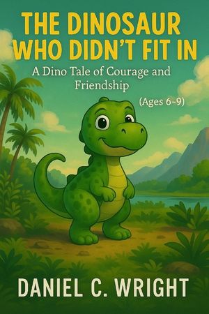 The Dinosaur Who Didn't Fit in: Dinosaur children's book, Kids dinosaur story, Dinosaur adventure book for kids, Friendship and courage children's sto image number 0