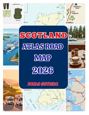 Scotland Atlas Road Map 2026 Detail NC500 Isle Of Skye Loch Ness 300 