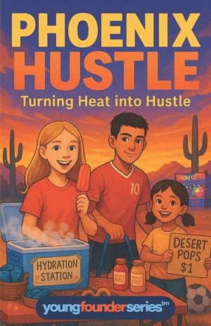 Phoenix Hustle: Turning Heat into Hustle: A Fun Kids' Chapter Book About Entrepreneurship, Popsicle Stands, and Learning Confidence (Ages 9-12, Young image number 0