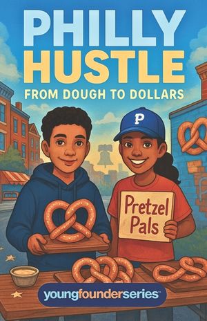 Philly Hustle: From Dough to Dollars: A Fun Kids' Chapter Book About Friendship, Confidence, and Starting a Pretzel Business in Philadelphia (Young Fo image number 0