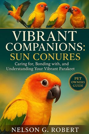 Vibrant Companions: SUN CONURES: Caring for, Bonding with, and Understanding Your Vibrant Parakeet image number 0
