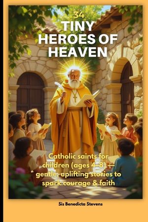 34 Tiny Heroes of Heaven: Catholic saints for children (ages 4-8) - gentle, uplifting stories to spark courage & faith image number 0