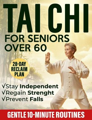 Tai Chi for Seniors Over 60: Gentle 10-Minute Routines with Step-by-Step Illustrations & Video Guides to Prevent Falls, Ease Joint Pain, and Restore S image number 0