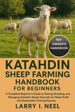 Katahdin Sheep Farming Handbook for Beginners: A Complete Beginner's Guide to Raising, Breeding, and Managing Katahdin Sheep Naturally for Meat, Profi image number 0