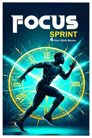 Focus Sprints: 4-Hour Work Blocks: Get More Done in Less Time - The Smart Hustler's Focus Strategy For Africans and Immigrants image number 0