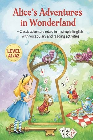 Alice's Adventures in Wonderland - Easy English Story for Beginners (Level A1/A2): Classic adventure retold in simple English with vocabulary and read image number 0