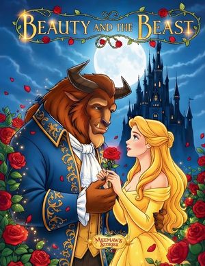 Beauty and the Beast: A Heartwarming Illustrated Fairy Tale for Children Ages 3-6 Bedtime Story of Courage, Kindness & Love image number 0