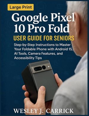Google Pixel 10 Pro Fold User Guide for Seniors: Step-by-Step Instructions to Master Your Foldable Phone with Android 15, AI Tools, Camera Features, a image number 0