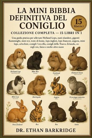 La Mini Bibbia Definitiva Del Coniglio: Collezione Completa - 15 Libri In 1: Una guida pratica per allevare Holland Lops, nani olandesi, giganti fiamm image number 0