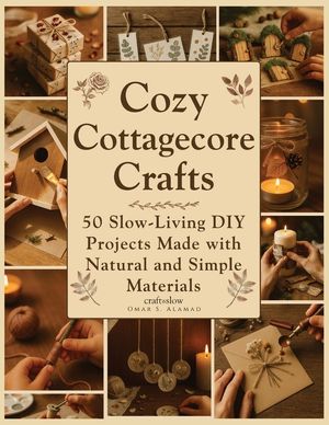 Cozy Cottagecore Crafts: 50 Slow-Living DIY Projects Made with Natural and Simple Materials image number 0