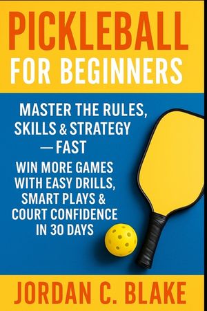 Pickleball for Beginners: Master the Rules, Skills & Strategy Fast - Win More Games with Easy Drills, Smart Plays & Court Confidence in 30 Days image number 0