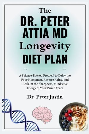 The Dr Peter Attia MD Longevity Diet Plan: A Science-Backed Protocol to Delay the Four Horsemen, Reverse Aging, and Reclaim the Sharpness, Mindset & E image number 0