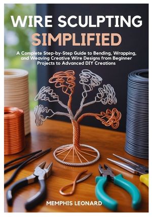 Wire Sculpting Simplified: A Complete Step-by-Step Guide to Bending, Wrapping, and Weaving Creative Wire Designs from Beginner Projects to Advanced DI image number 0