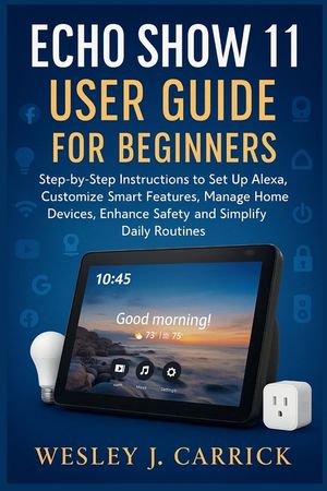 Echo Show 11 User Guide for Beginners: Step-by-Step Instructions to Set Up Alexa, Customize Smart Features, Manage Home Devices, Enhance Safety, and S image number 0