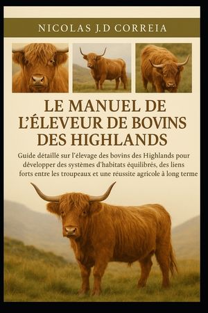 Le Manuel de l'&Eacute;leveur de Bovins Des Highlands: Guide d&eacute;taill&eacute; sur l'&eacute;levage des bovins des Highlands pour d&eacute;velopper des syst&egrave;mes d'habitats &eacute;quilibr image number 0
