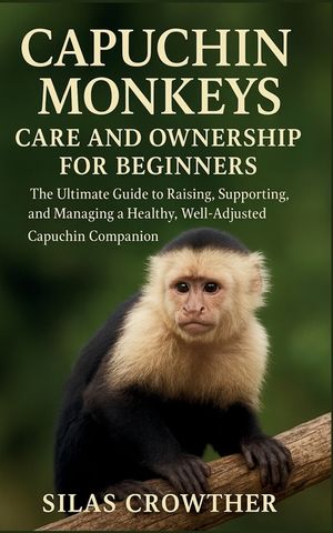 Capuchin Monkeys Care and Ownership for Beginners: The ultimate Guide to Raising, Supporting, and Managing a Healthy, Well-Adjusted Capuchin Companion image number 0