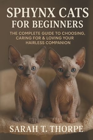Sphynx Cats for Beginners: The Complete Guide to Choosing, Caring for & Loving Your Hairless Companion image number 0