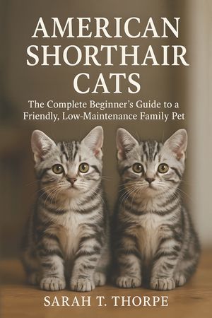 American Shorthair Cats: The Complete Beginner's Guide to a Friendly, Low-Maintenance Family Pet image number 0