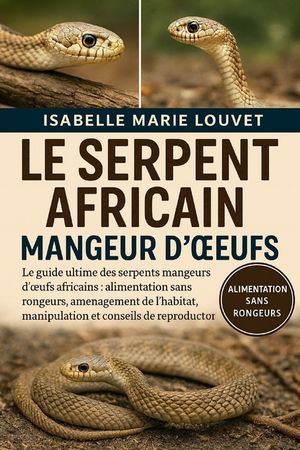 Le Serpent Africain Mangeur d'Oeufs: Le guide ultime des serpents mangeurs d'oeufs africains: alimentation sans rongeurs, am&eacute;nagement de l'habitat, ma image number 0