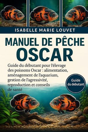 Manuel de p&ecirc;che OSCAR: Guide du d&eacute;butant pour l'&eacute;levage des poissons Oscar: alimentation, am&eacute;nagement de l'aquarium, gestion de l'agressivit&eacute;, reprodu image number 0