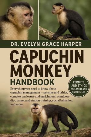 Capuchin Monkey Handbook: Everything You Need to Know About Capuchin Management - permits and ethics, complex enclosure and enrichment, omnivore diet, image number 0