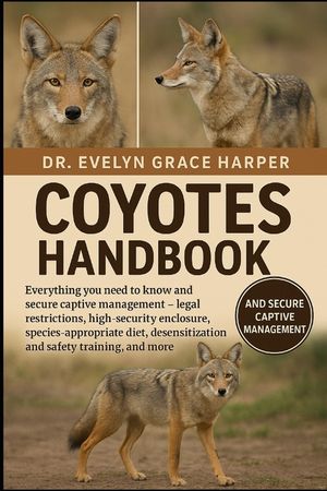 Coyotes Handbook: Everything You Need to Know and Secure Captive Management - legal restrictions, high-security enclosure, species-appropriate diet, d image number 0