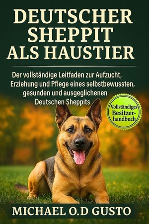 Deutscher Sheppit ALS Haustier: Der vollst&auml;ndige Leitfaden zur Aufzucht, Erziehung und Pflege eines selbstbewussten, gesunden und ausgeglichenen Deuts image number 0