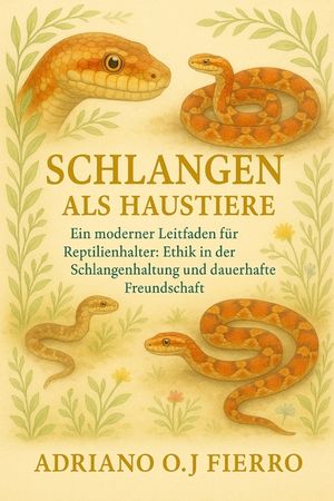 Schlangen als Haustiere: Ein moderner Leitfaden f&uuml;r Reptilienhalter: Ethik in der Schlangenhaltung und dauerhafte Freundschaft image number 0