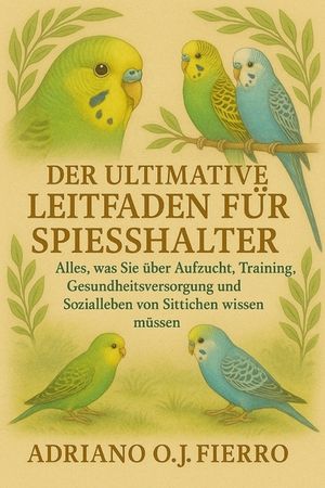 Der Ultimative Leitfaden F&uuml;r Spiesshalter: Alles, was Sie &uuml;ber Aufzucht, Training, Gesundheitsversorgung und Sozialleben von Sittichen wissen m&uuml;ssen image number 0