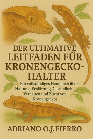 Der Ultimative Leitfaden F&uuml;r Kronengecko-Halter: Ein vollst&auml;ndiges Handbuch &uuml;ber Haltung, Ern&auml;hrung, Gesundheit, Verhalten und Zucht von Kronengeckos image number 0