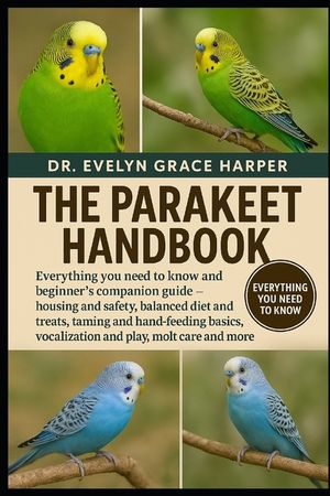 Parakeet Handbook: Everything You Need to Know and Beginner's Companion Guide - housing and safety, balanced diet and treats, taming and hand-feeding image number 0