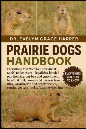 Prairie Dogs Handbook: Everything You Need to Know About Social Rodent Care - legalities, bonded pair housing, dig-box and enrichment, hay-first diet, image number 0