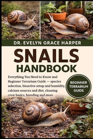 Snails Handbook: Everything You Need to Know and Beginner Terrarium Guide - species selection, bioactive setup and humidity, calcium sources and diet, image number 0