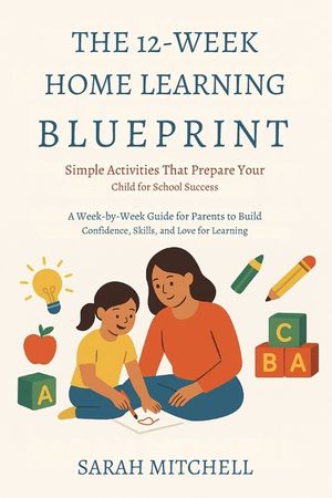 The 12-Week Home Learning Blueprint: Simple Activities That Prepare Your Child for School Success: A Week-by-Week Guide for Parents to Build Confidenc image number 0