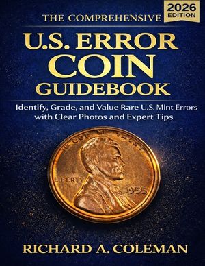 The Comprehensive U.S. Error Coin Guidebook 2026: Identify, Grade, and Value Rare U.S. Mint Errors with Clear Photos and Expert Tips image number 0
