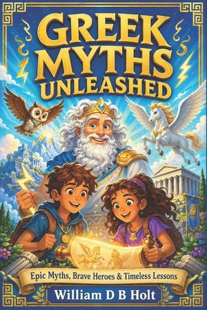 Greek Myths Unleashed: Explore Heroic Ancient Greece with Fun Engaging Myths Boosting Your Reading Skills and Learning Timeless Life Lessons image number 0