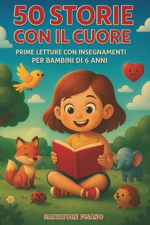 50 Storie Con il Cuore: Prime Letture con Insegnamenti per Bambini di 6 anni image number 0