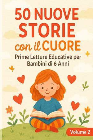 50 Nuove Storie con il Cuore - Volume 2: Prime Letture Educative per Bambini di 6 Anni - Racconti con Valori, Emozioni e Insegnamenti Positivi image number 0