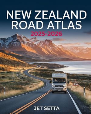 New Zealand Road Atlas 2025-2026: Complete Guide with Detailed Maps to Scenic Routes, Campgrounds, National Parks & Hidden Gems - Perfect for RVers, V image number 0