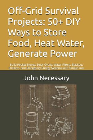 Off-Grid Survival Projects: 50+ DIY Ways to Store Food, Heat Water, Generate Power: Build Rocket Stoves, Solar Ovens, Water Filters, Blackout Shelters image number 0