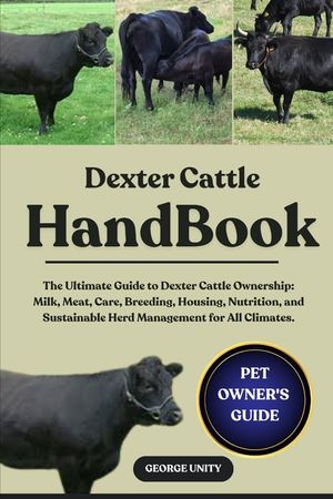 Dexter Cattle Handbook: The Ultimate Guide to Dexter Cattle Ownership: Milk, Meat, Care, Breeding, Housing, Nutrition, and Sustainable Herd Management image number 0