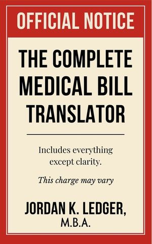 The Complete Medical Bill Translator: A Humorous Guide Explaining Hospital Prices, Insurance Adjustments, CPT Codes, Hidden Fees, and All the Mysterio image number 0