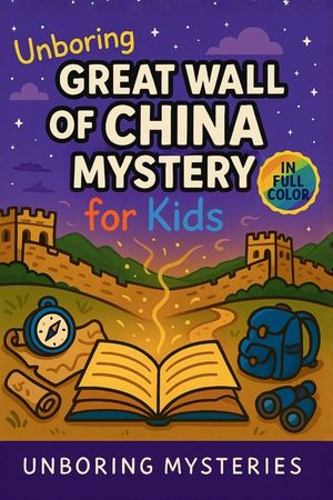 Unboring Great Wall of China Mystery for Kids: Funny, Fascinating Guide to the Strangest True Great Wall of China Mysteries, Hidden Secrets, and Unexp image number 0