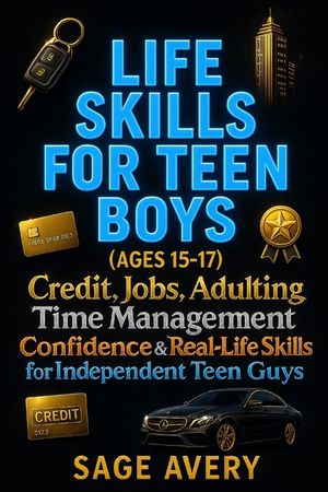 Life Skills for Teen Boys (Ages 15-17): Credit, Jobs, Adulting, Time Management, Confidence & Real-Life Skills for Independent Teen Guys (Because Life image number 0