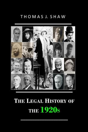 The Legal History of the 1920s image number 0