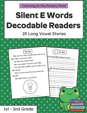 Silent E Words Long Vowel Readers: Decodable Books Grade 1 / Grade 2 image number 0