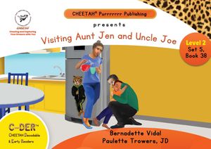 C-DER (Cheetah Decodable & Early Readers) Set 5, Book 38, Visiting Aunt Jen and Uncle Joe image number 0